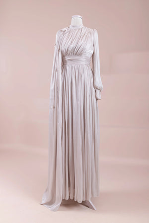 Sivra Tesettür Abiye - FioraofDress - tesettur - abiye - BEJ - 38 - hijab - evening - dress