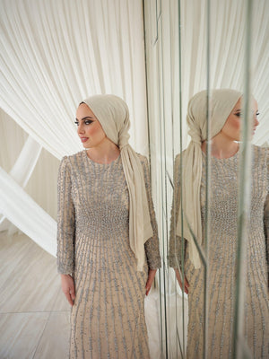 Su Tesettür Abiye - FioraofDress - tesettur - abiye - 48 - Mürdüm - hijab - evening - dress