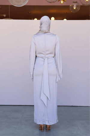 Thai Tesettür Abiye - FioraofDress - tesettur - abiye - 44 - Taş - hijab - evening - dress