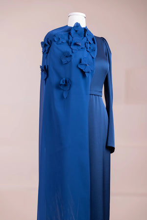 Velisse Tesettür Abiye - FioraofDress - tesettur - abiye - PETROL - 38 - hijab - evening - dress