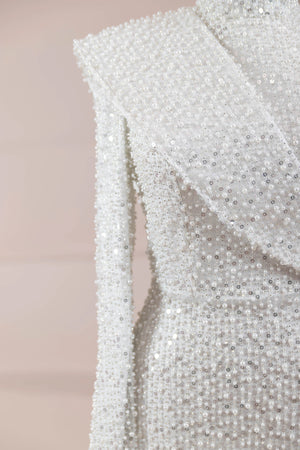 Ziva Tesettür Abiye - FioraofDress - tesettur - abiye - Beyaz - 38 - hijab - evening - dress