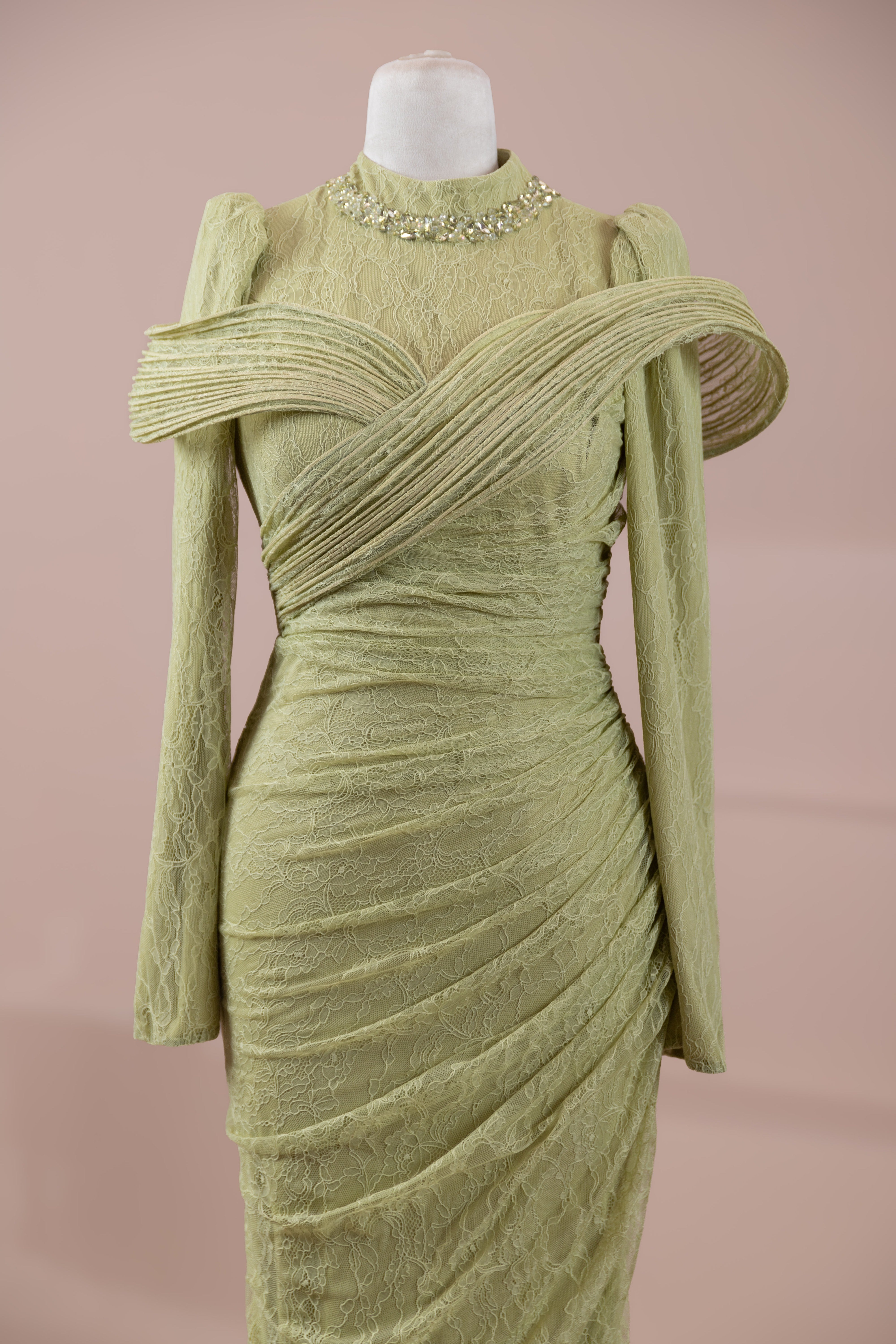 Charm Dantelli Tesettür Abiye