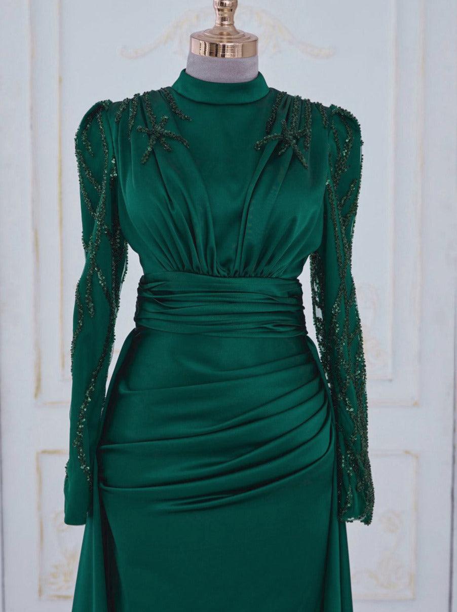 Adel Tesettür Abiye - FioraofDress - tesettur - abiye - lacivert - 48 - hijab - evening - dress