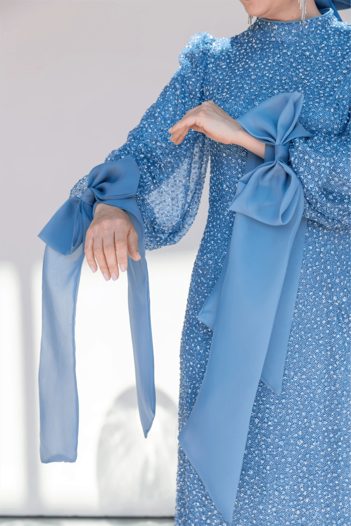 Alina Tesettür Abiye - FioraofDress - tesettur - abiye - 48 - Mavii - hijab - evening - dress