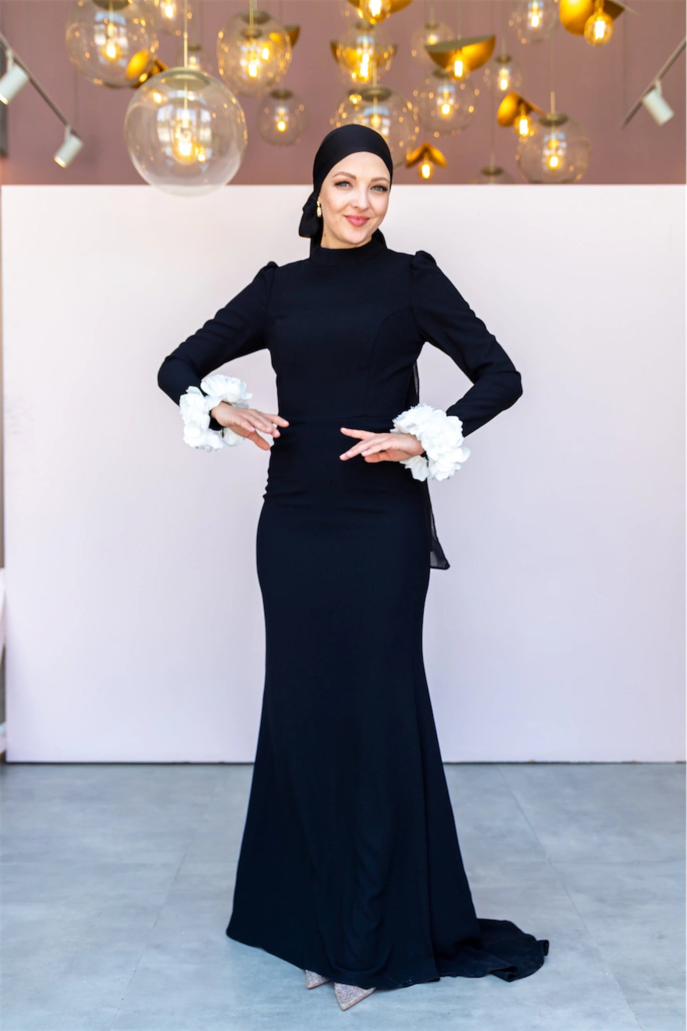 Allegra Tesettür Abiye - FioraofDress - tesettur - abiye - 44 - Siyahh - hijab - evening - dress