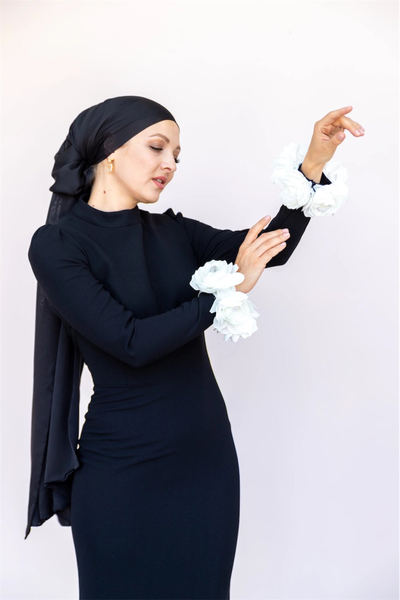 Allegra Tesettür Abiye - FioraofDress - tesettur - abiye - 44 - Siyahh - hijab - evening - dress