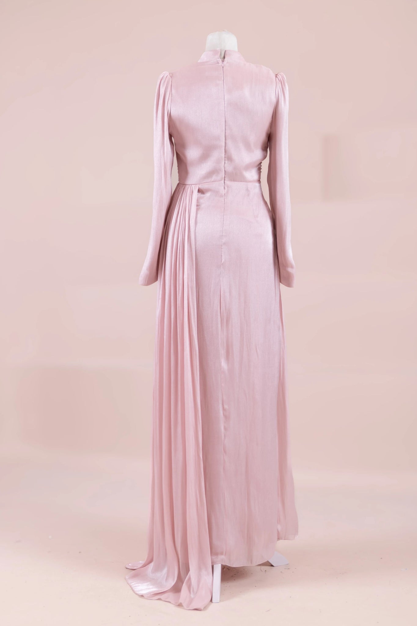 Amaris Tesettür Abiye - FioraofDress - tesettur - abiye - Pudra - 38 - hijab - evening - dress