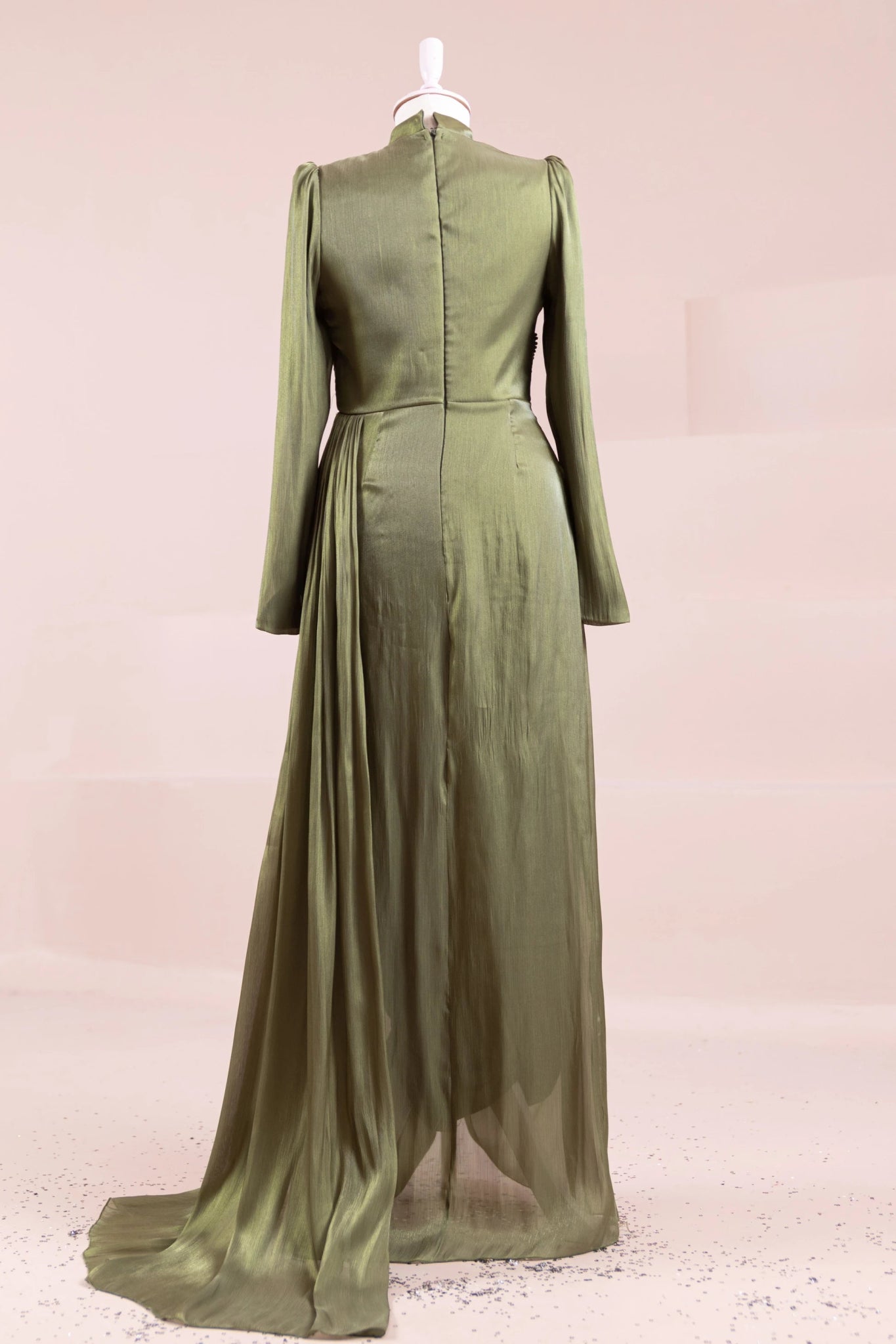 Amaris Tesettür Abiye - FioraofDress - tesettur - abiye - Çimen yeşili - 38 - hijab - evening - dress