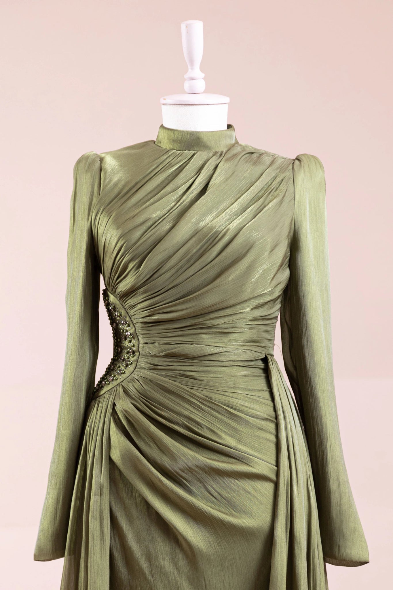 Amaris Tesettür Abiye - FioraofDress - tesettur - abiye - Çimen yeşili - 38 - hijab - evening - dress