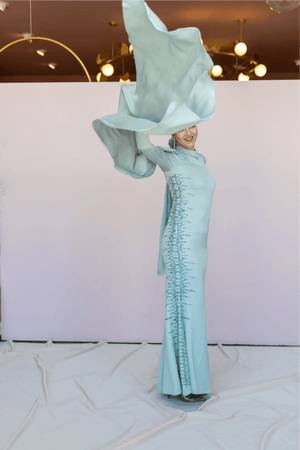 Anetta Tesettür Abiye - FioraofDress - tesettur - abiye - 46 - Su Yeşili - hijab - evening - dress