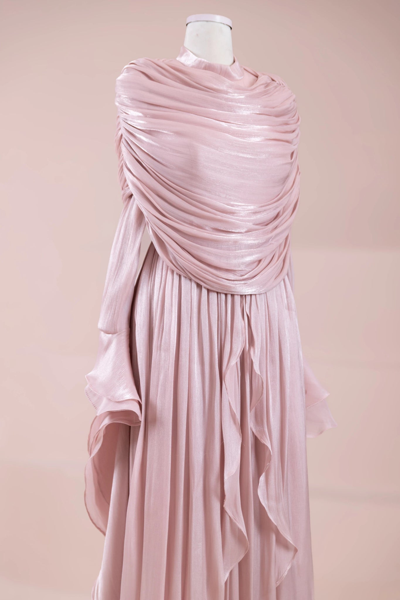 Aréa Tesettür Abiye - FioraofDress - tesettur - abiye - pudraa - 38 - hijab - evening - dress