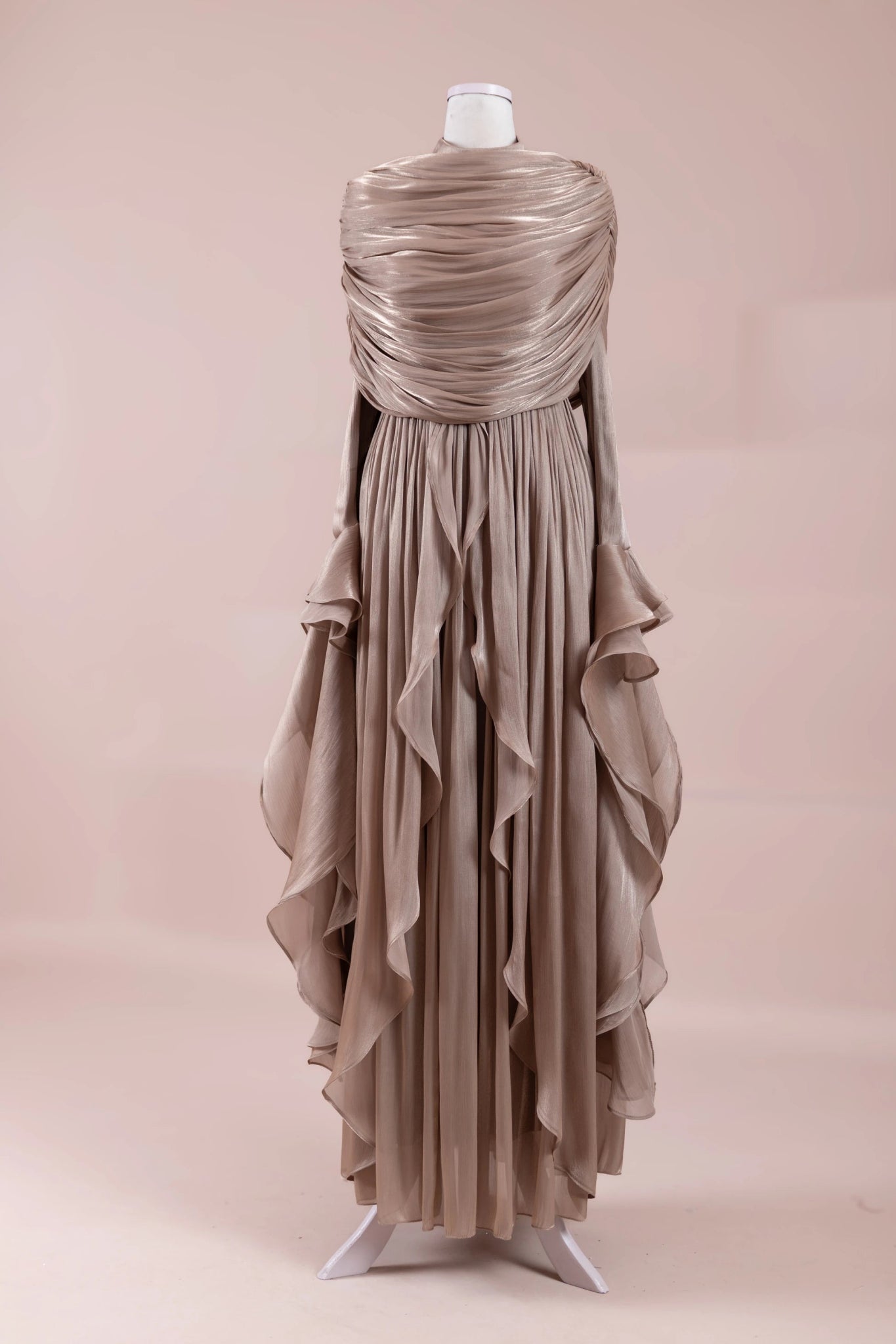 Aréa Tesettür Abiye - FioraofDress - tesettur - abiye - VİZON - 38 - hijab - evening - dress