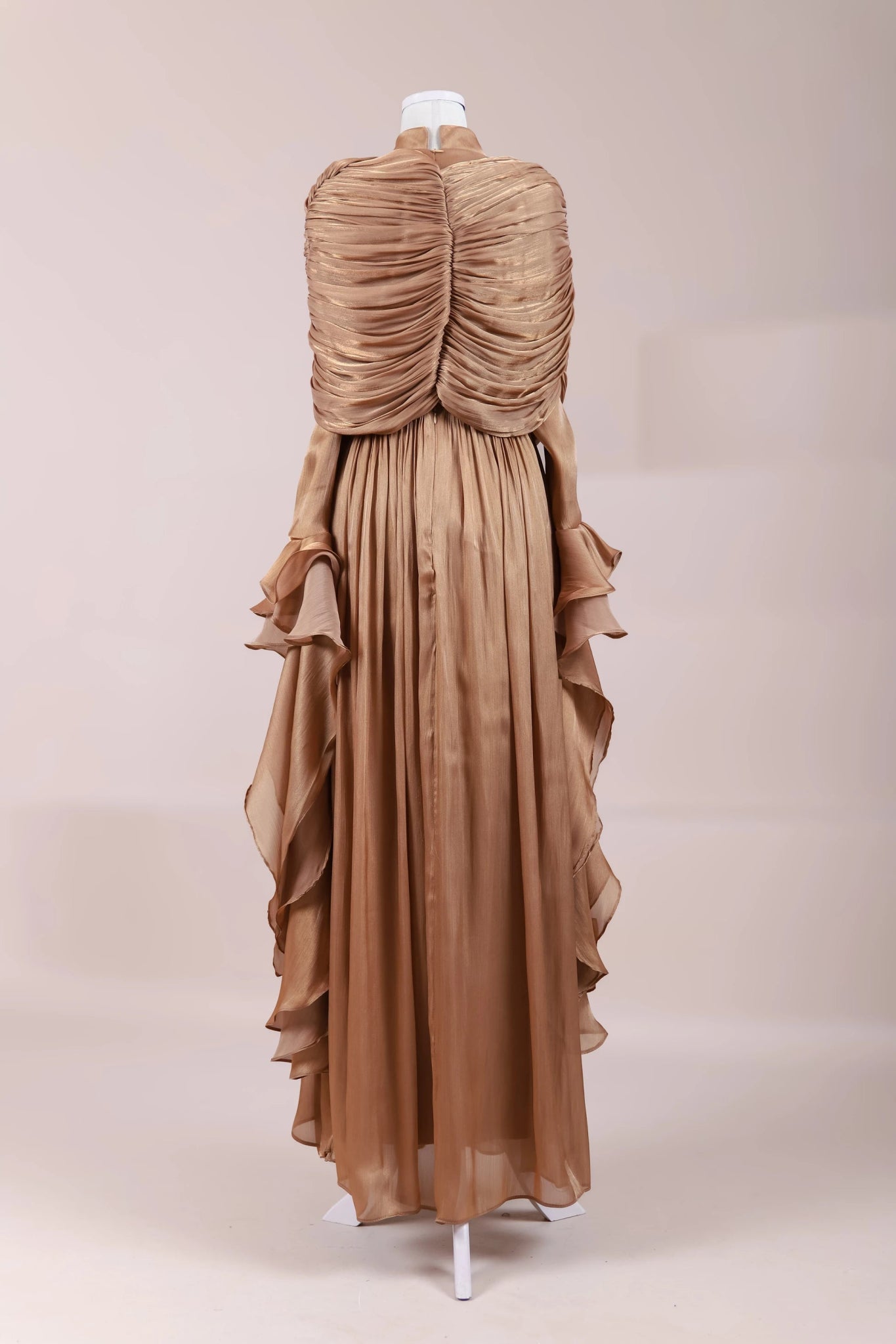 Aréa Tesettür Abiye - FioraofDress - tesettur - abiye - Ekru - 38 - hijab - evening - dress