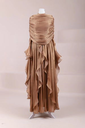 Aréa Tesettür Abiye - FioraofDress - tesettur - abiye - Ekru - 38 - hijab - evening - dress