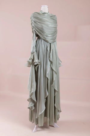 Aréa Tesettür Abiye - FioraofDress - tesettur - abiye - Çagla yeşili - 38 - hijab - evening - dress