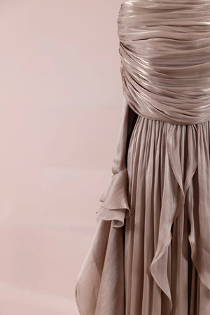 Aréa Tesettür Abiye - FioraofDress - tesettur - abiye - VİZON - 38 - hijab - evening - dress