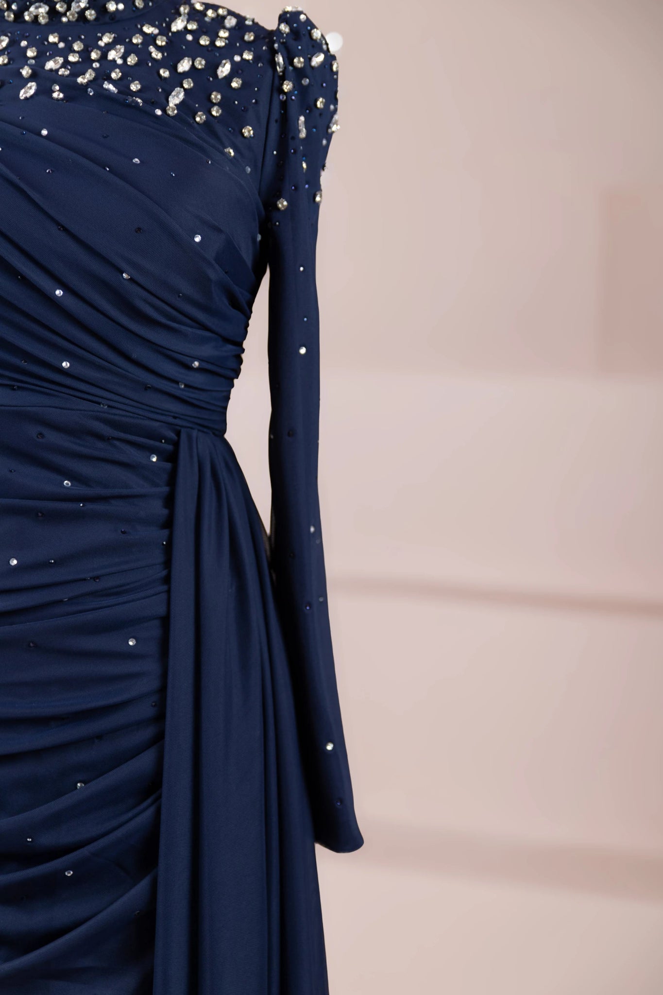 Aris Tesettür Abiye - FioraofDress - tesettur - abiye - lacivert - 38 - hijab - evening - dress