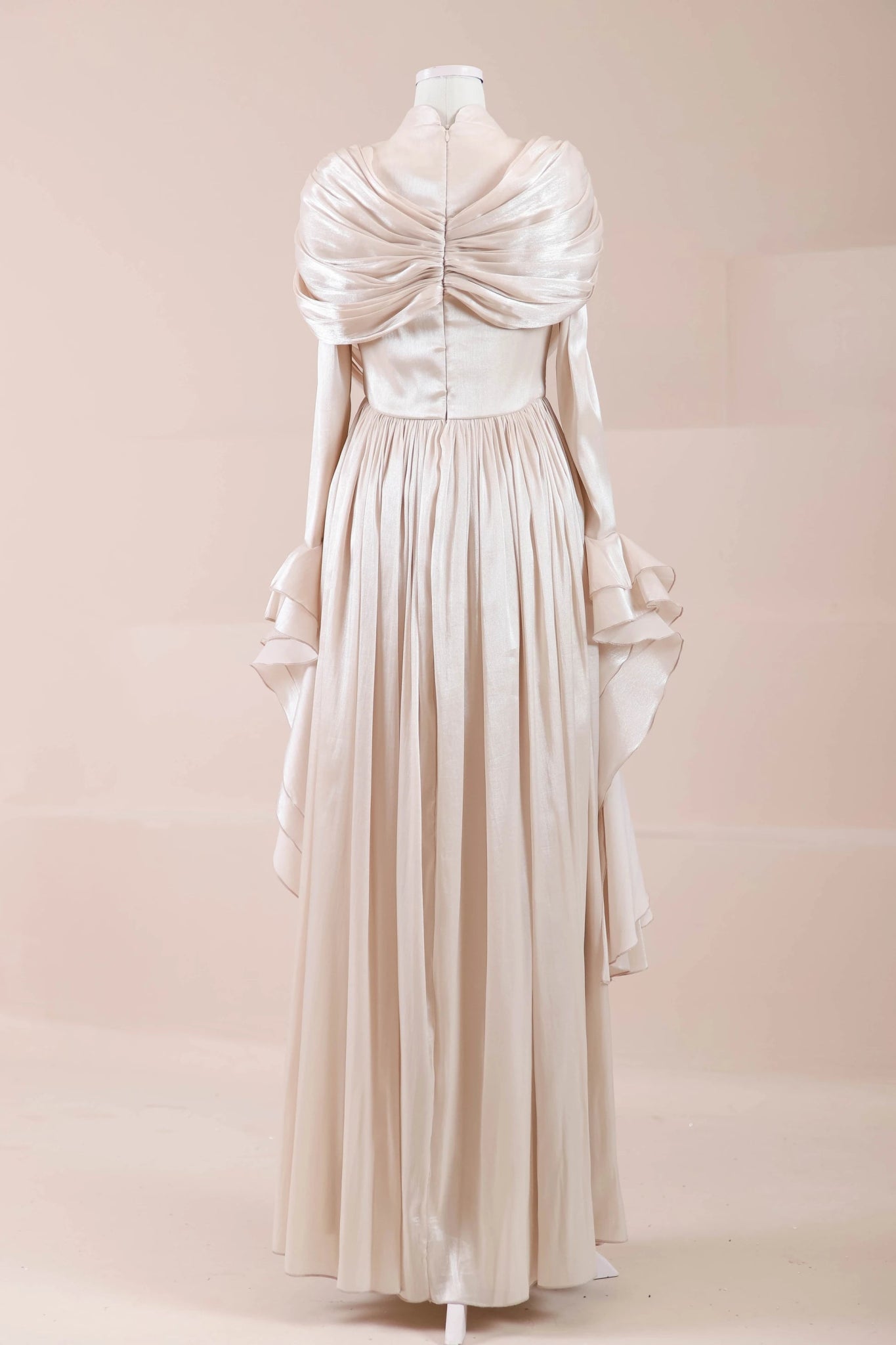 Arvia Tesettür Abiye - FioraofDress - tesettur - abiye - nude - 36 - hijab - evening - dress