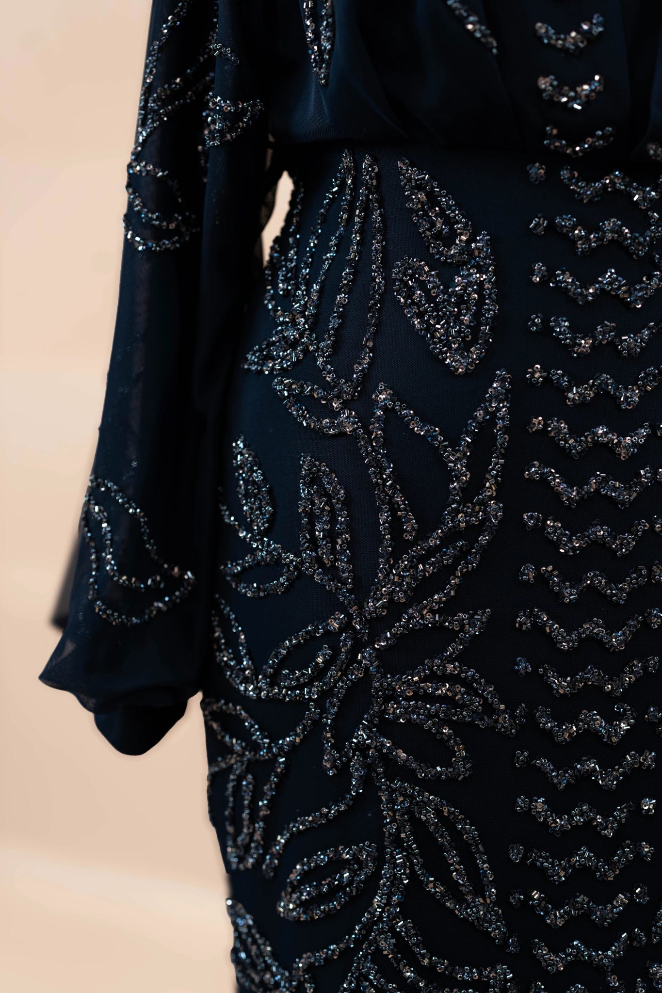 Asel Tesettür Abiye - FioraofDress - tesettur - abiye - LACİVERT - 38 - hijab - evening - dress