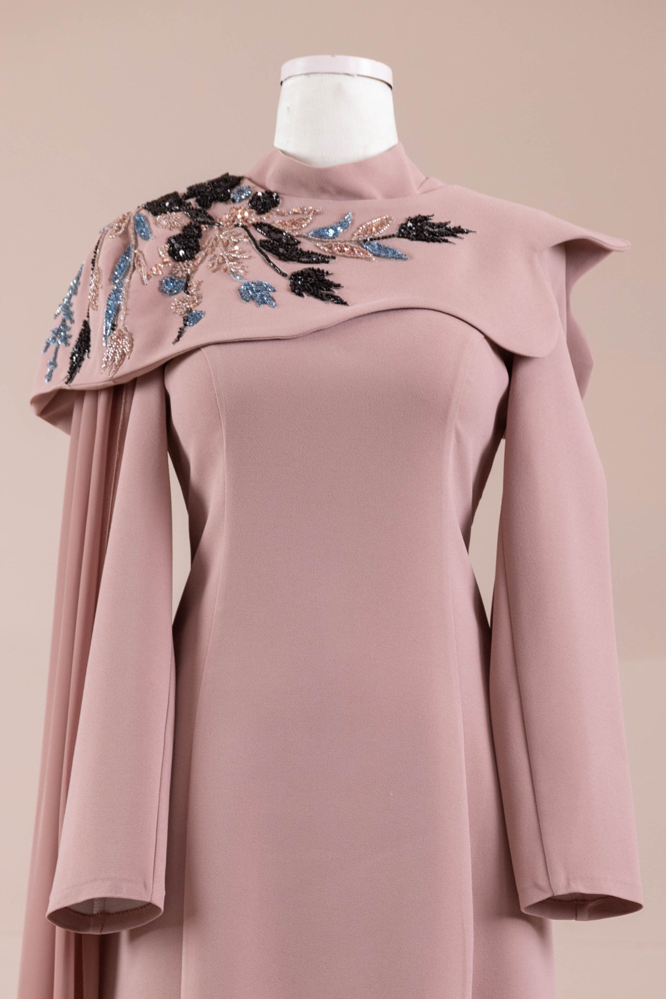 Asilta Tesettür Abiye - FioraofDress - tesettur - abiye - Gül Kurusu - 38 - hijab - evening - dress