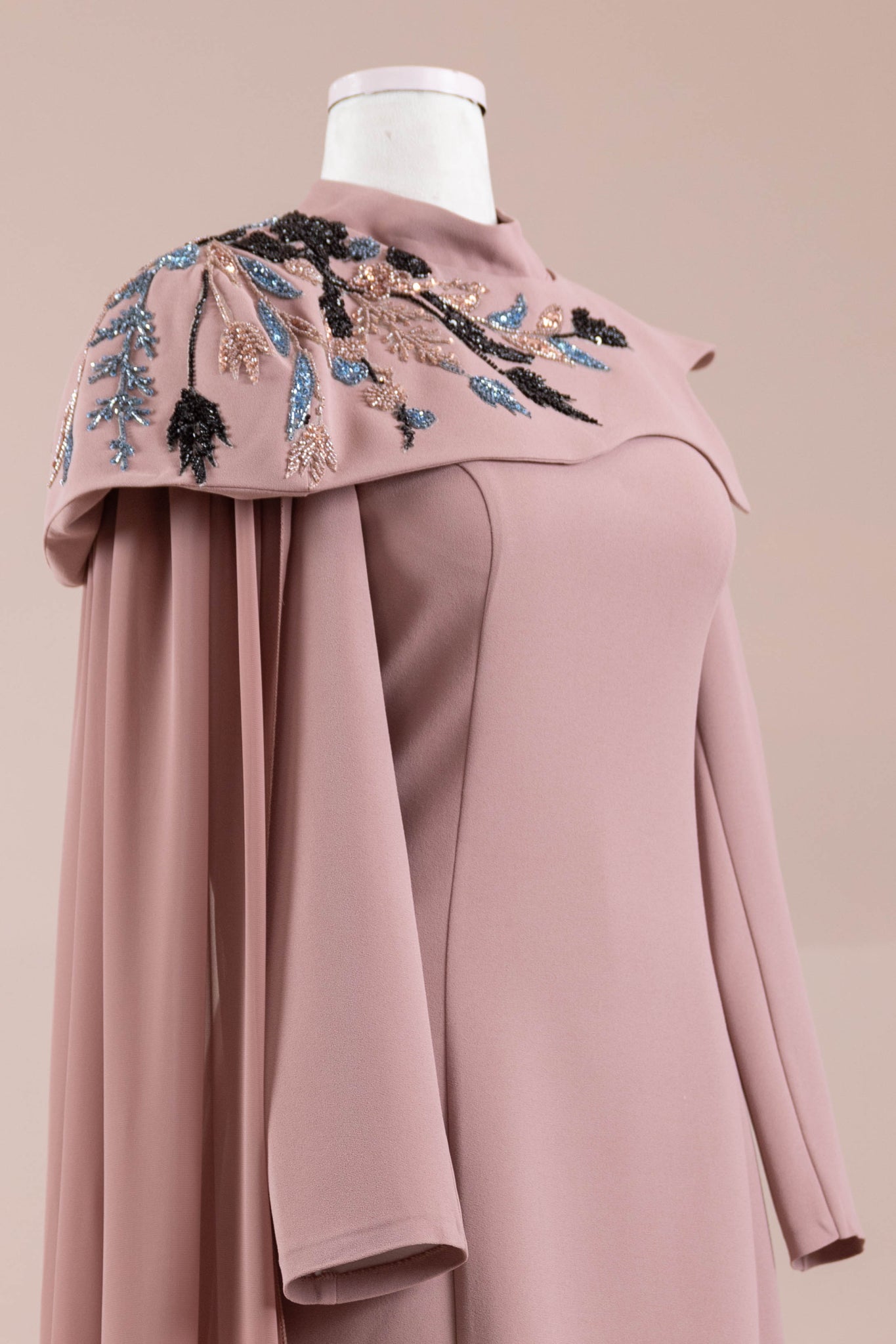 Asilta Tesettür Abiye - FioraofDress - tesettur - abiye - Gül Kurusu - 38 - hijab - evening - dress
