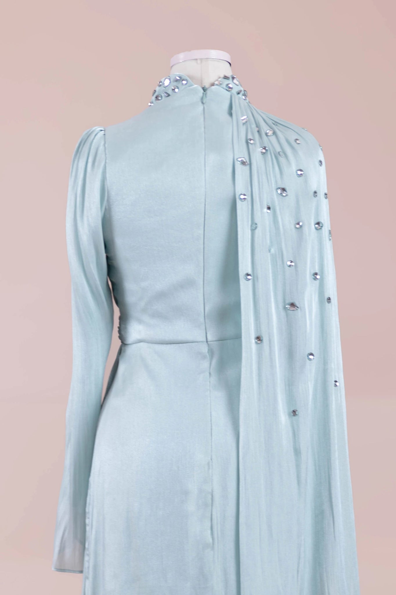 Aven Tesettür Abiye - FioraofDress - tesettur - abiye - mint yeşili - 38 - hijab - evening - dress
