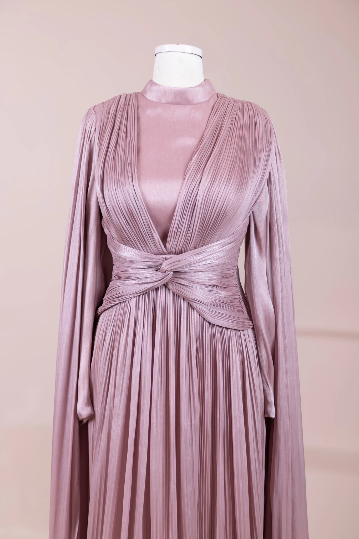 Ayrez Tesettür Abiye - FioraofDress - tesettur - abiye - rose - 38 - hijab - evening - dress