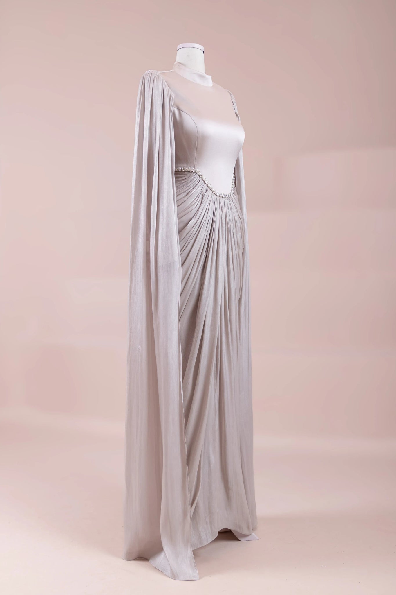 Belin Tesettür Abiye - FioraofDress - tesettur - abiye - BEJ - 36 - hijab - evening - dress