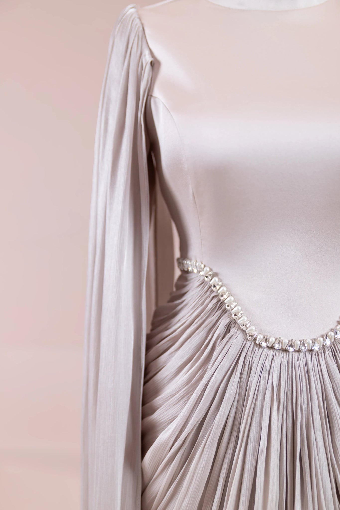 Belin Tesettür Abiye - FioraofDress - tesettur - abiye - BEJ - 36 - hijab - evening - dress