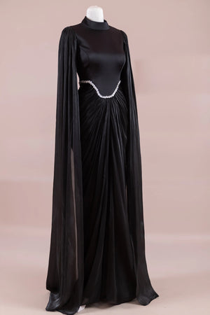 Belin Tesettür Abiye - FioraofDress - tesettur - abiye - Siyahh - 36 - hijab - evening - dress