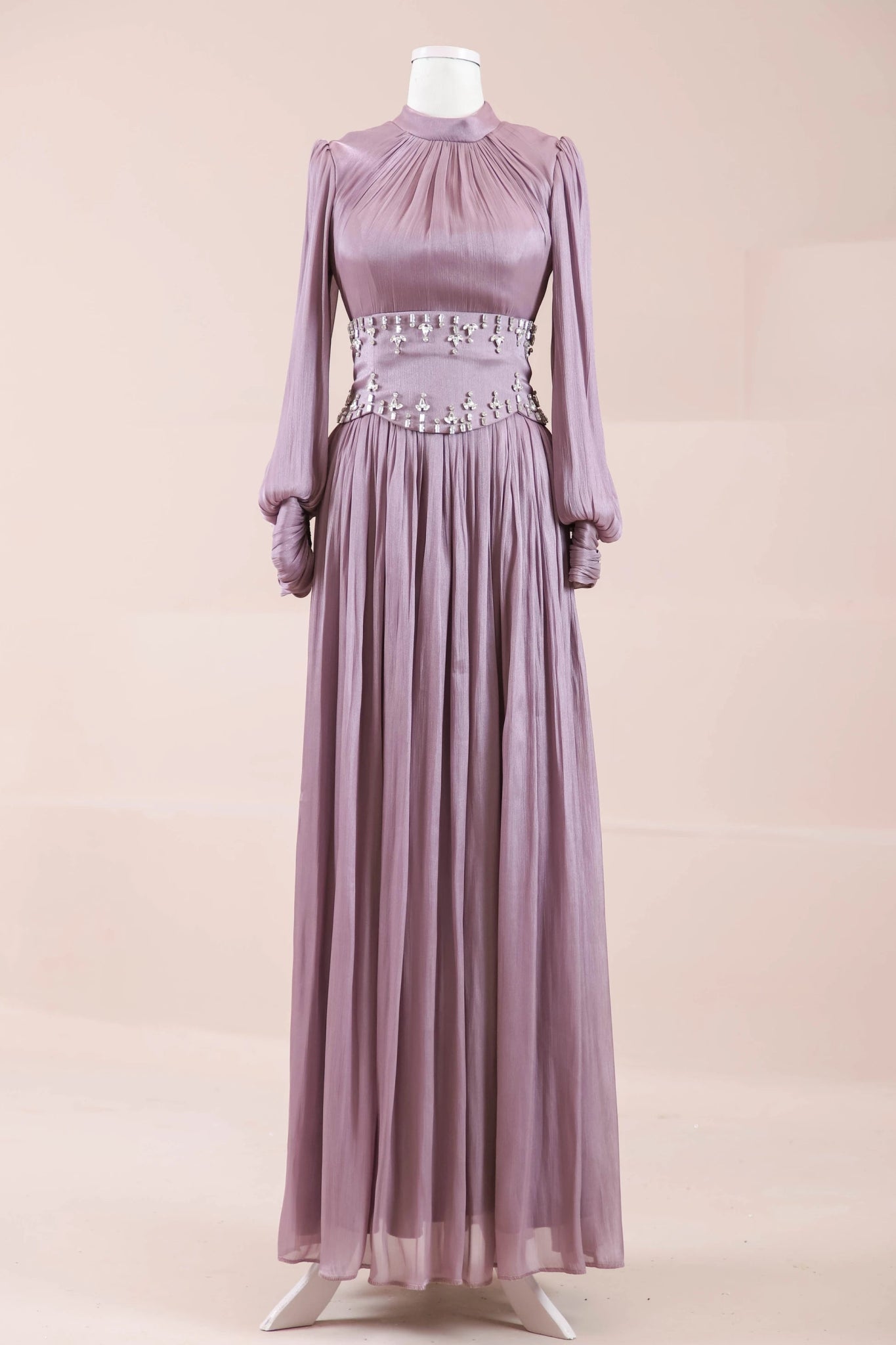 Belora Tesettür Abiye - FioraofDress - tesettur - abiye - MOR - 38 - hijab - evening - dress