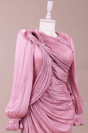 Bloom Tesettür Abiye - FioraofDress - tesettur - abiye - PEMBE - 38 - hijab - evening - dress