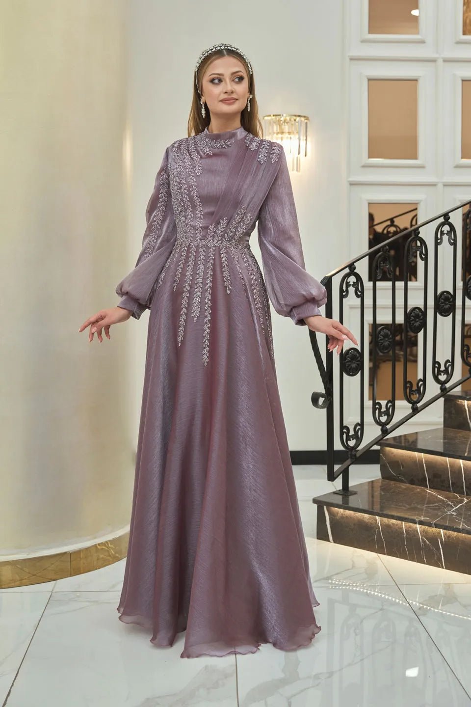Çağla Tesettür Abiye - FioraofDress - tesettur - abiye - LİLAA - 38 - hijab - evening - dress