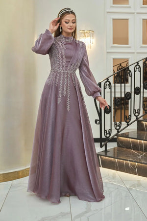 Çağla Tesettür Abiye - FioraofDress - tesettur - abiye - LİLAA - 38 - hijab - evening - dress