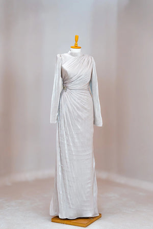 Camellia Tesettür Abiye - FioraofDress - tesettur - abiye - Ekru - 38 - hijab - evening - dress