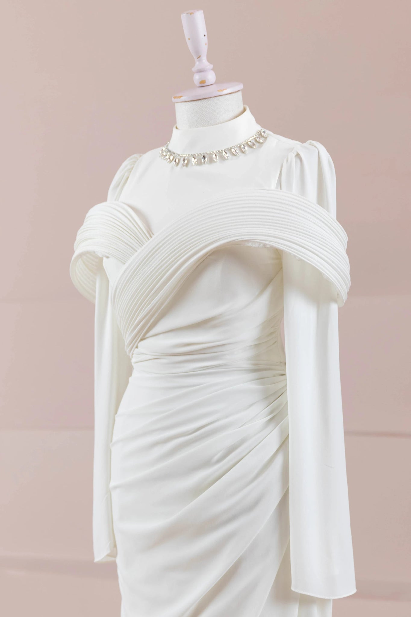 Charm Tesettür Abiye - FioraofDress - tesettur - abiye - Beyaz - 36 - hijab - evening - dress