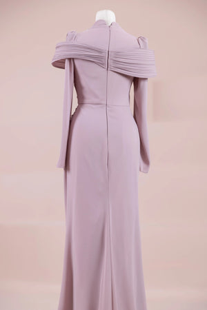 Charm Tesettür Abiye - FioraofDress - tesettur - abiye - Pudra - 36 - hijab - evening - dress