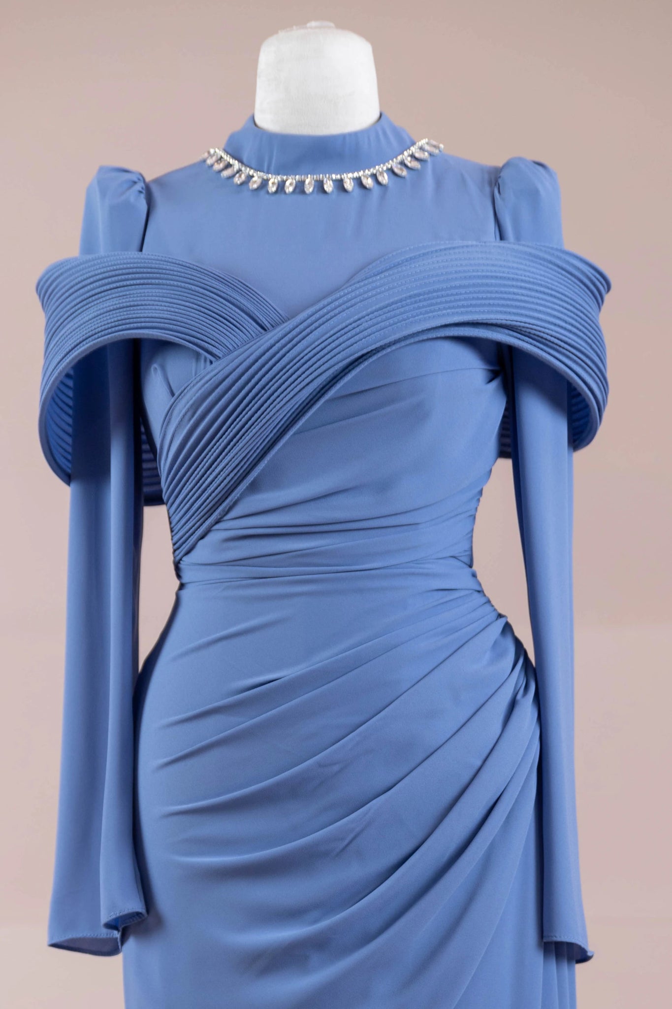 Charm Tesettür Abiye - FioraofDress - tesettur - abiye - Mavii - 36 - hijab - evening - dress