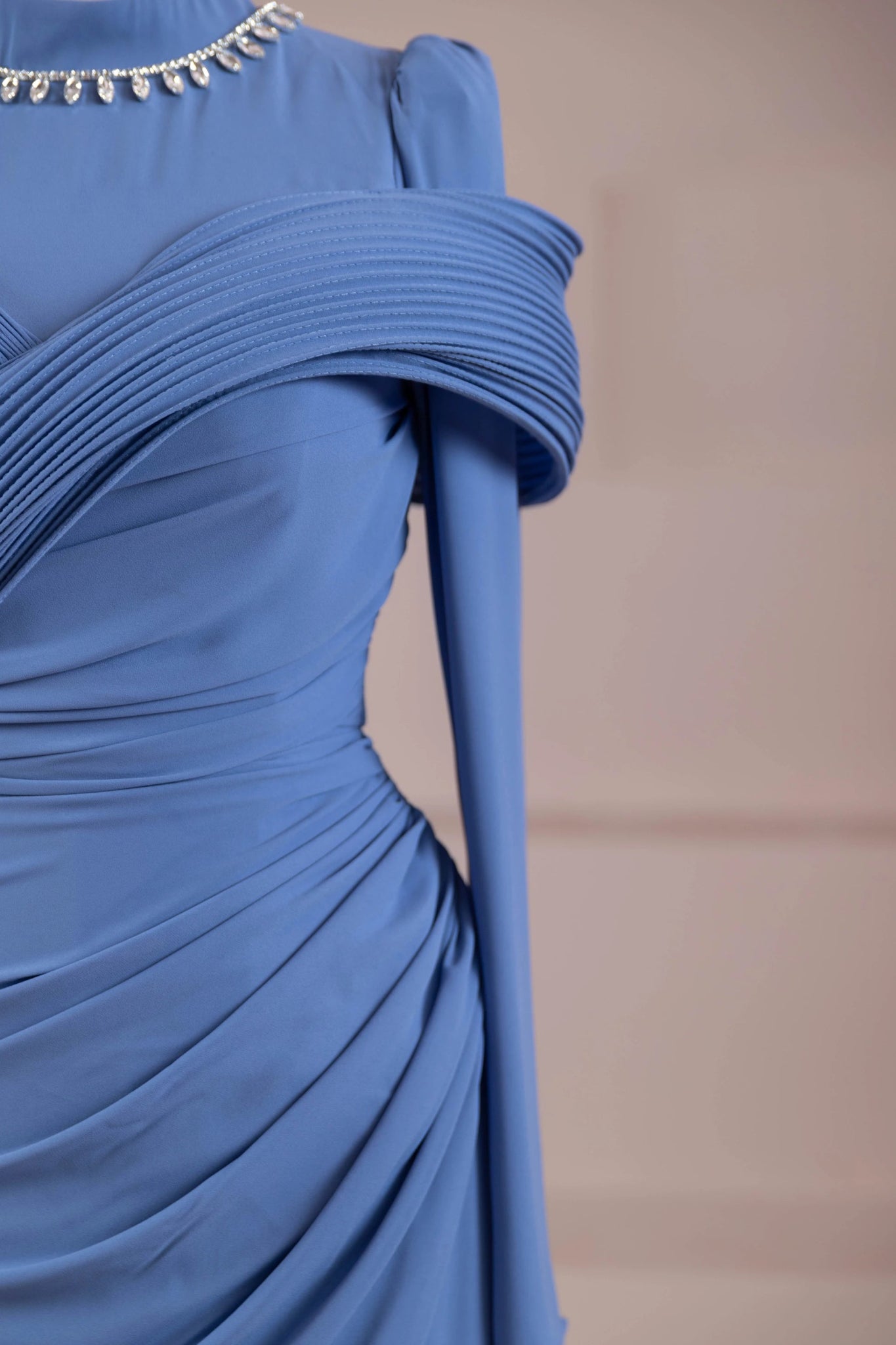 Charm Tesettür Abiye - FioraofDress - tesettur - abiye - Mavii - 44 - hijab - evening - dress