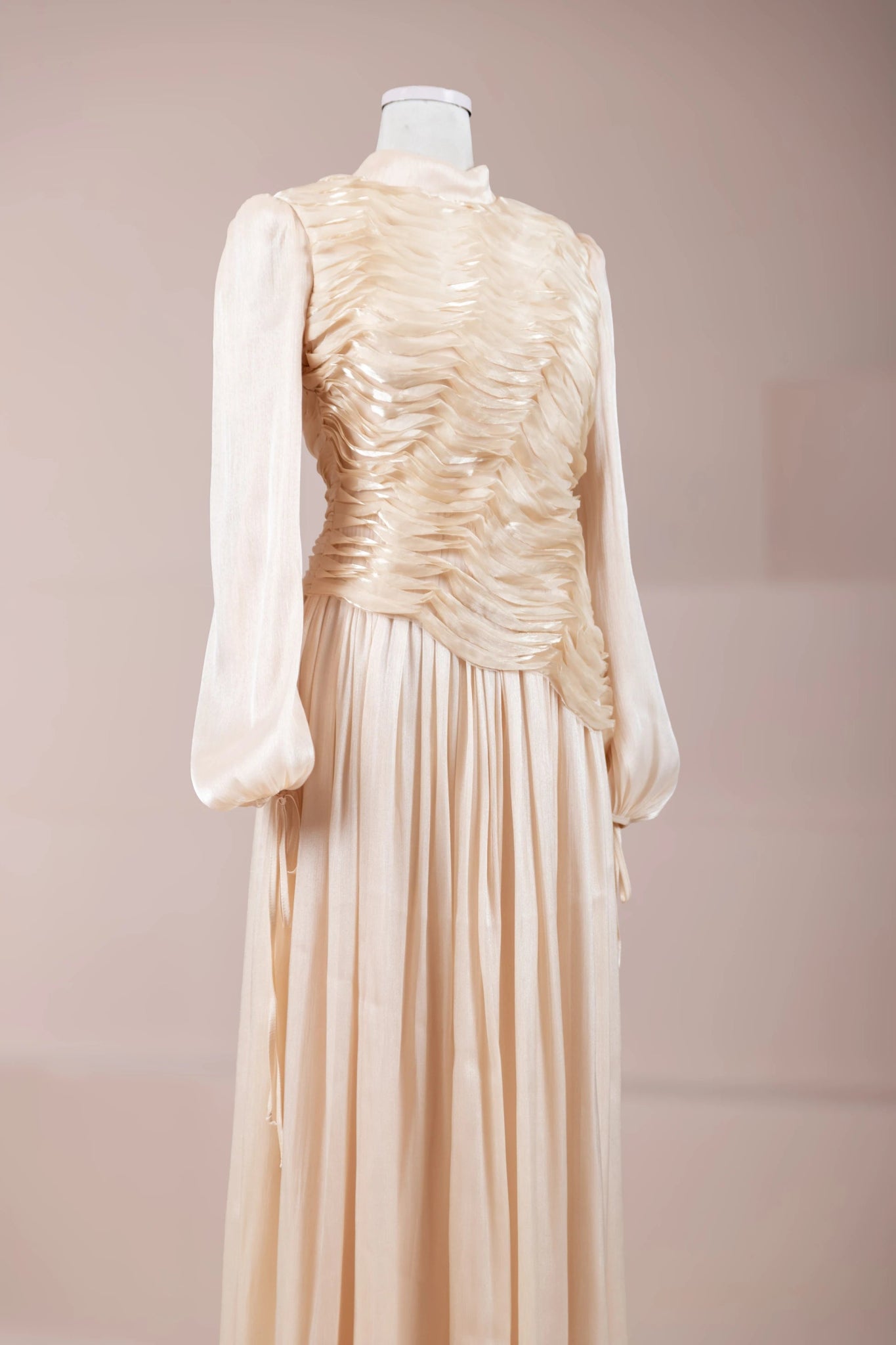 Dalia Tesettür Abiye - FioraofDress - tesettur - abiye - Ekru - 38 - hijab - evening - dress