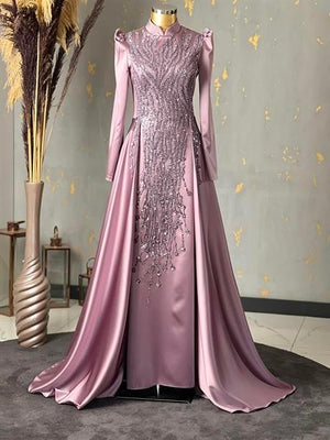 Damla Tesettür Abiye Lila - FioraofDress - tesettur - abiye - 48 - hijab - evening - dress