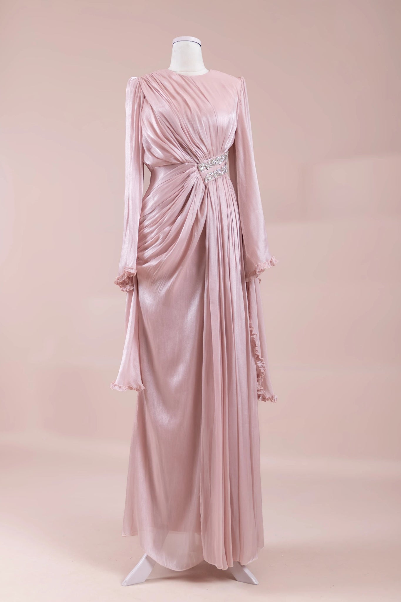 Dera Tesettür Abiye - FioraofDress - tesettur - abiye - pink - 38 - hijab - evening - dress