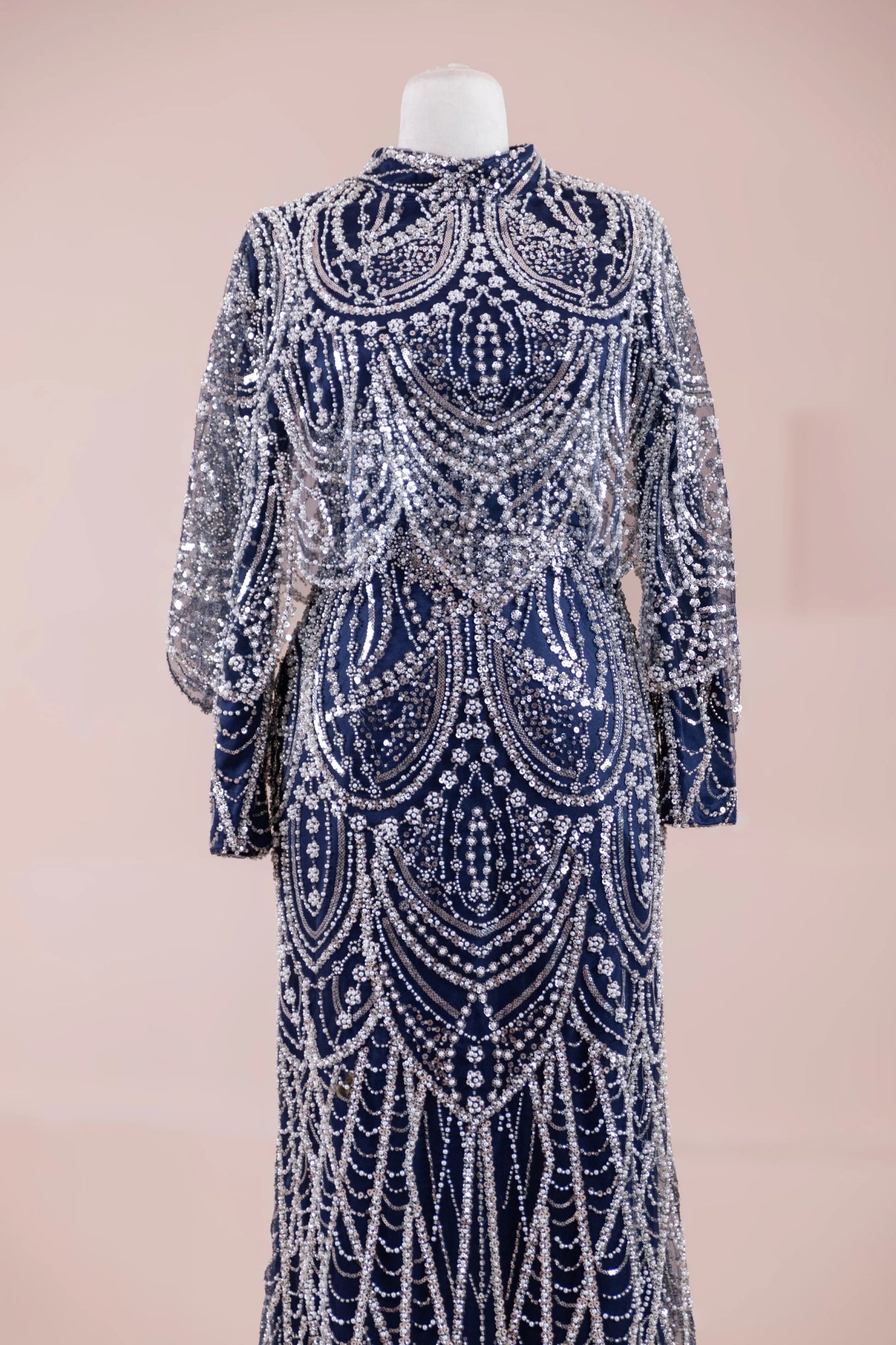 Diva Tesettür Abiye - FioraofDress - tesettur - abiye - lacivert - 38 - hijab - evening - dress