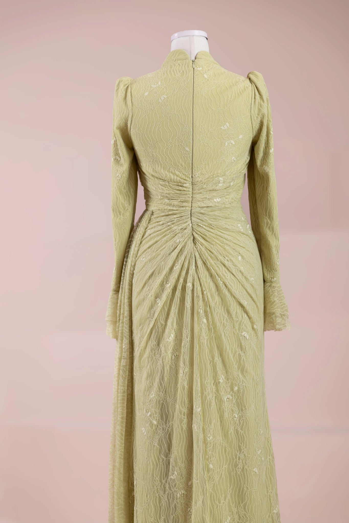 Dorey Tesettür Abiye - FioraofDress - tesettur - abiye - YAĞ YEŞİLİ - 38 - hijab - evening - dress