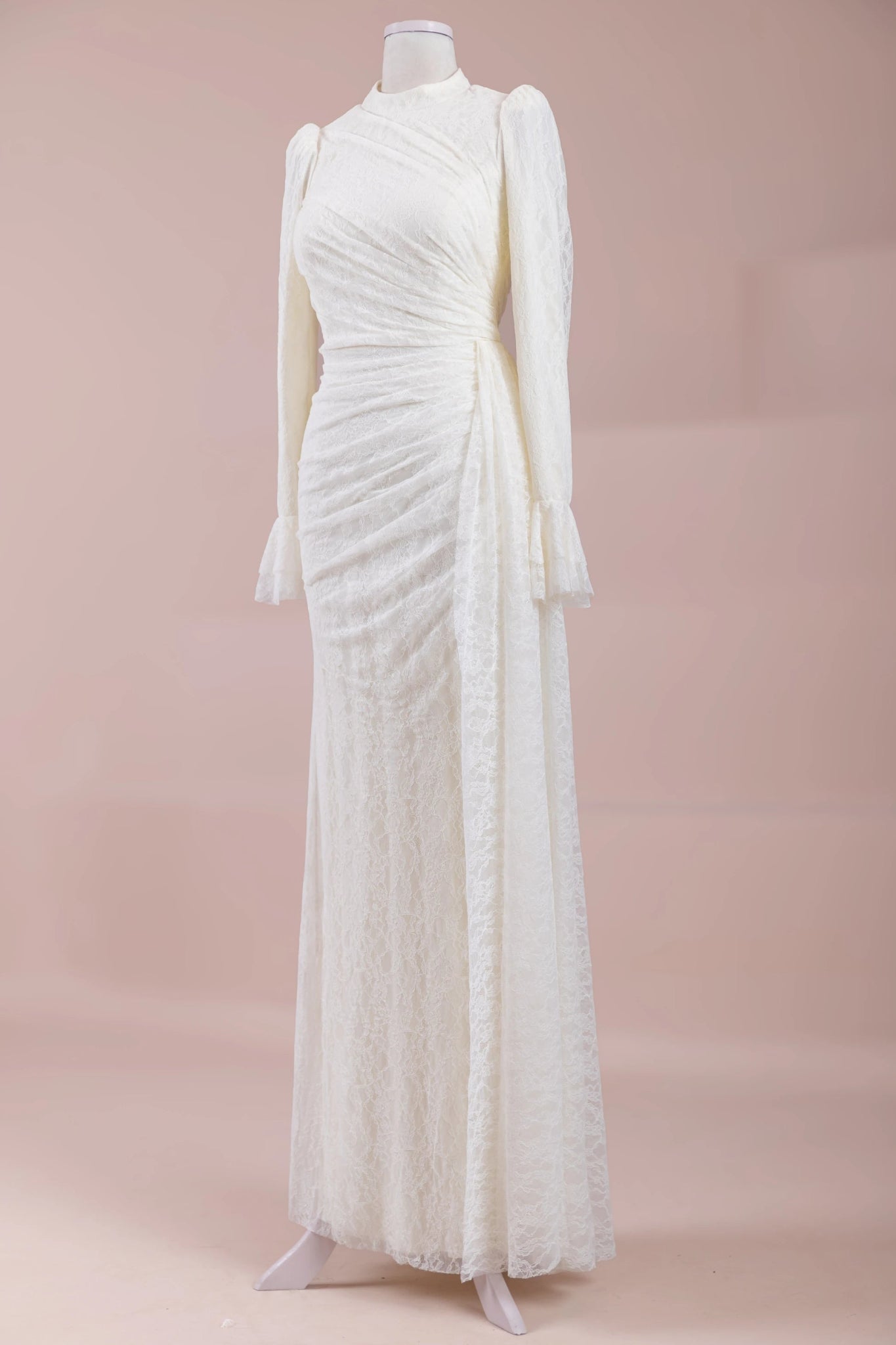 Dorey Tesettür Abiye - FioraofDress - tesettur - abiye - Ekru - 38 - hijab - evening - dress