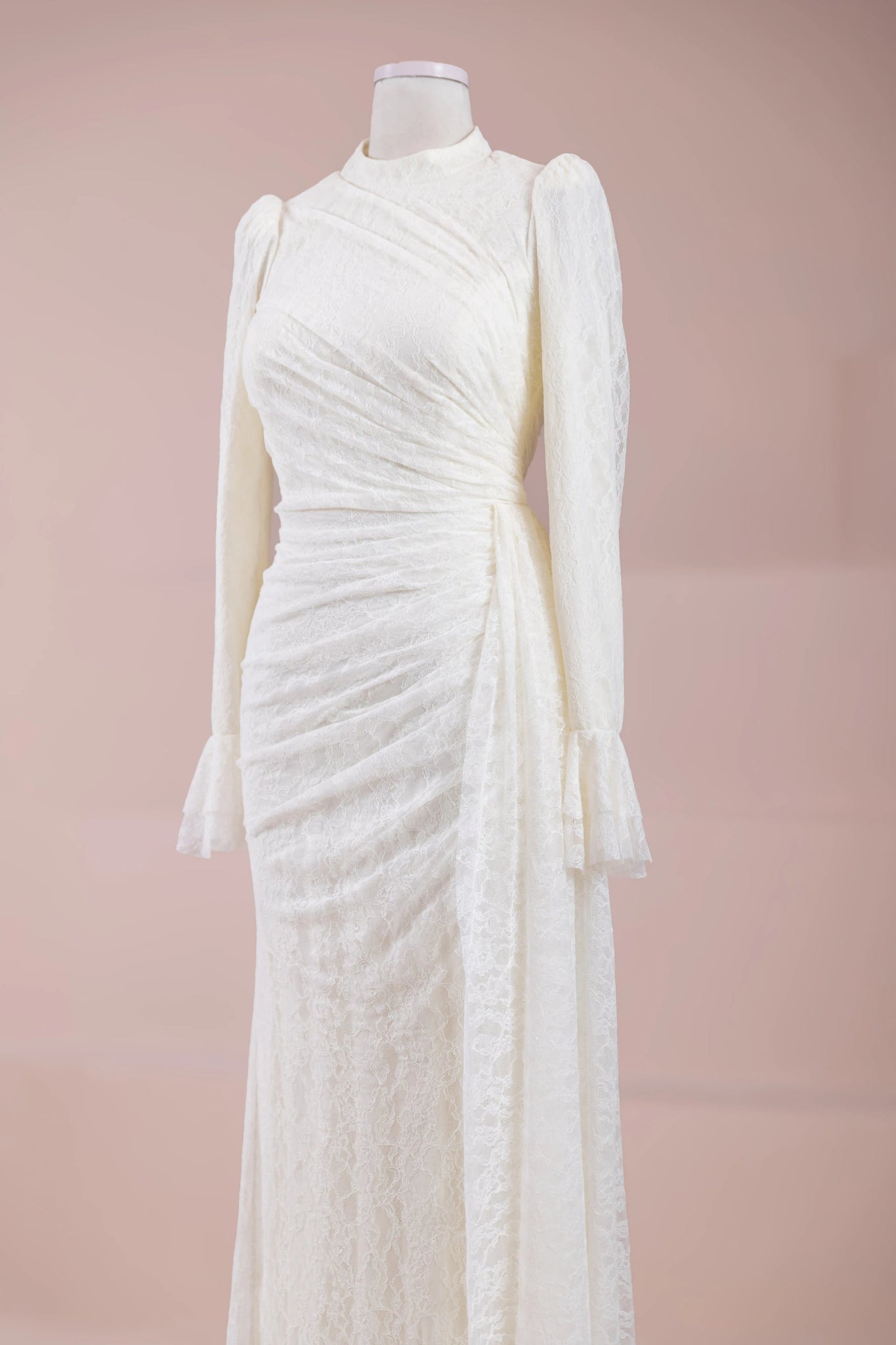 Dorey Tesettür Abiye - FioraofDress - tesettur - abiye - Ekru - 38 - hijab - evening - dress