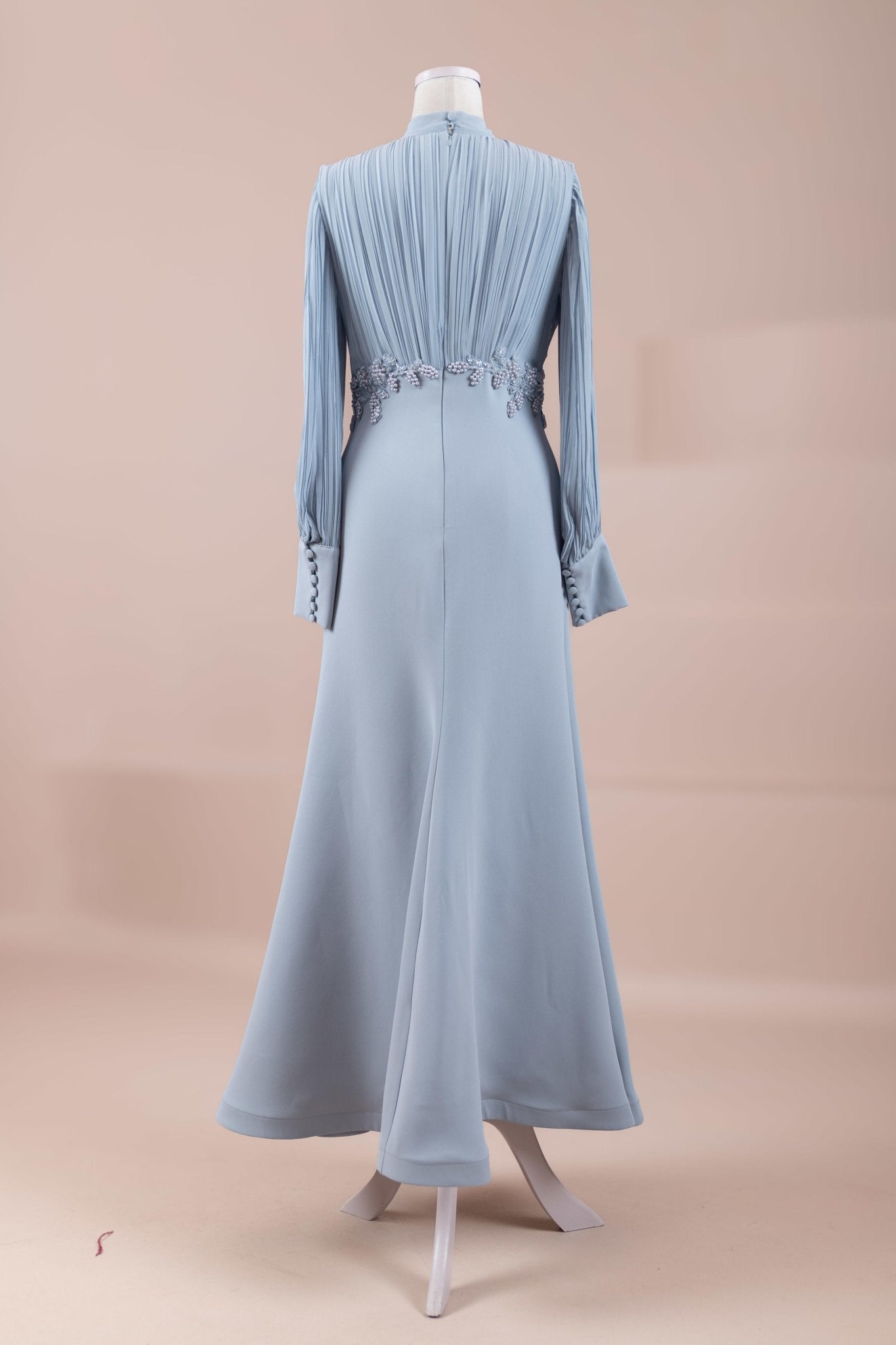 Elegance Tesettür Abiye - FioraofDress - tesettur - abiye - Mavi - 36 - hijab - evening - dress