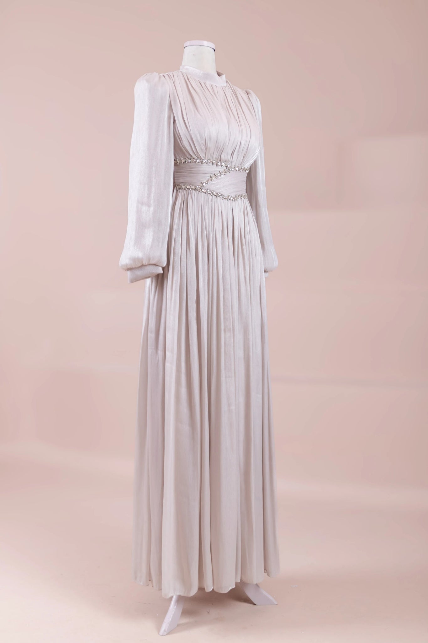 Elin Tesettür Abiye - FioraofDress - tesettur - abiye - bejj - 38 - hijab - evening - dress