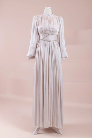 Elin Tesettür Abiye - FioraofDress - tesettur - abiye - bejj - 38 - hijab - evening - dress