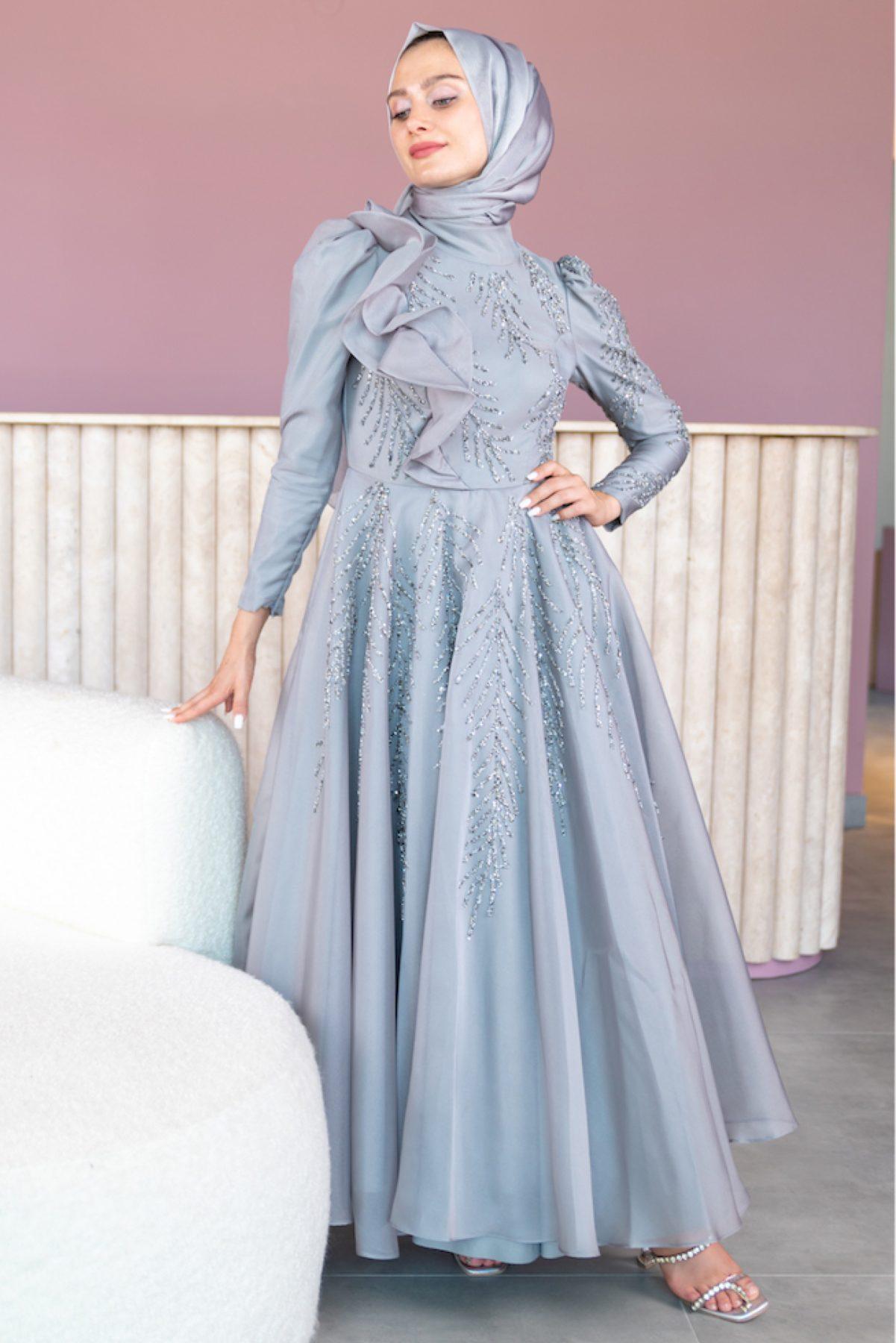Elvin Tesettür Abiye - FioraofDress - tesettur - abiye - 44 - hijab - evening - dress